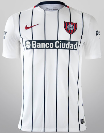 2015-16 San Lorenzo Away Soccer Jersey